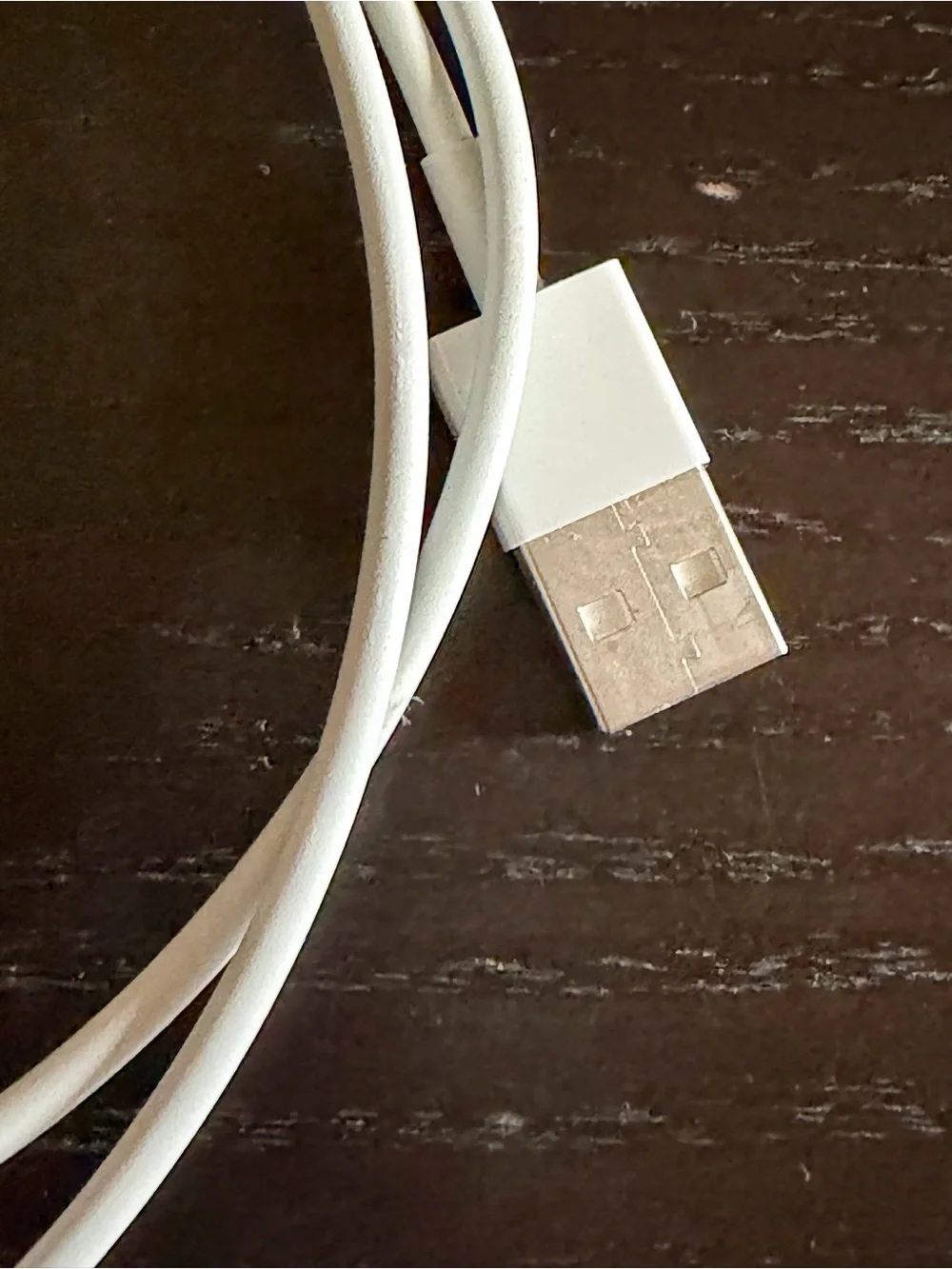 White Lightning to USB-A Charging Cable